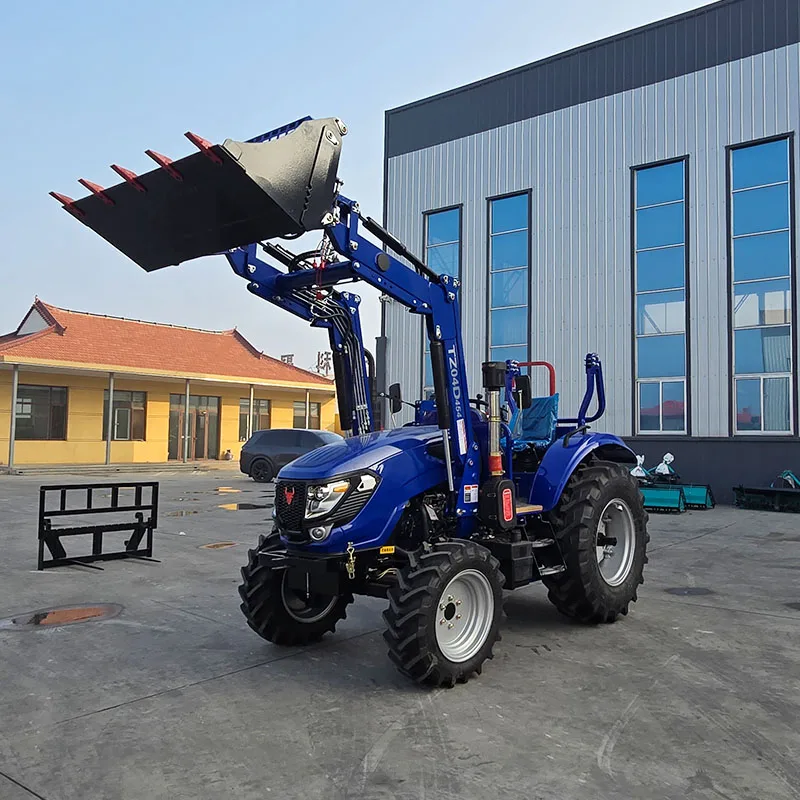 

Cheapest Diesel Engine 50hp/60hp/70hp/80hp/90hp 4 Wheel Drive Used 4*4 Mini Tractors for Farm Use