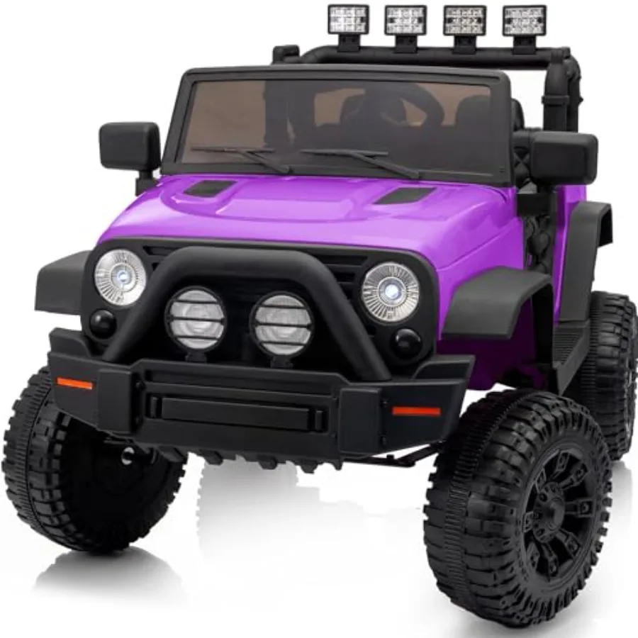 Ride on Car Toy 24V Auto elettrica con telecomando 2x200W Motori - Viola