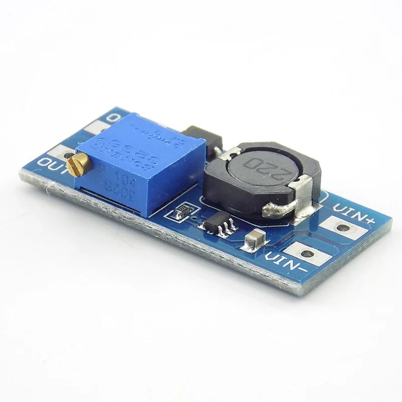 4pcs power supply DC-DC Adjustable Boost Module MAX Output 28V 2A Plate Step Up Module For MT3608 charging A6