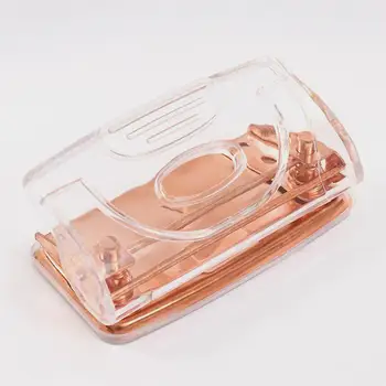 Perforateur de papier portable, perforateur de bureau 3, 2 licences, reliure rapide à deux anneaux, or rose, poinçons de scrapbooking, fonction multiple