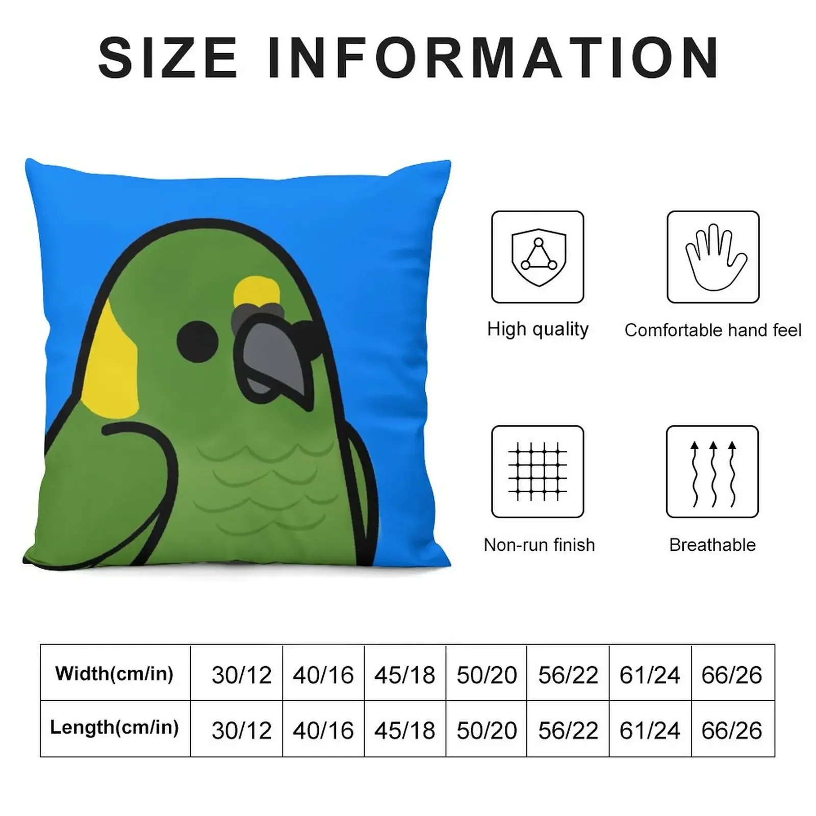 Too Many Birds! - Yellow-Naped Amazon Throw Pillow home decor items Custom Cushion Decorative Sofa Cushions pillow