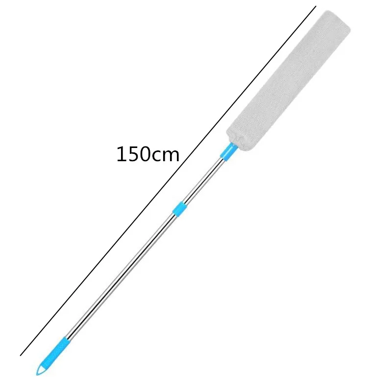 NEW Telescopic Duster Long Handle Household Cleaning Brush Bed Gap Bottom Stair Dust Corner Floor Pet Hair Fur Lint Remover Tool