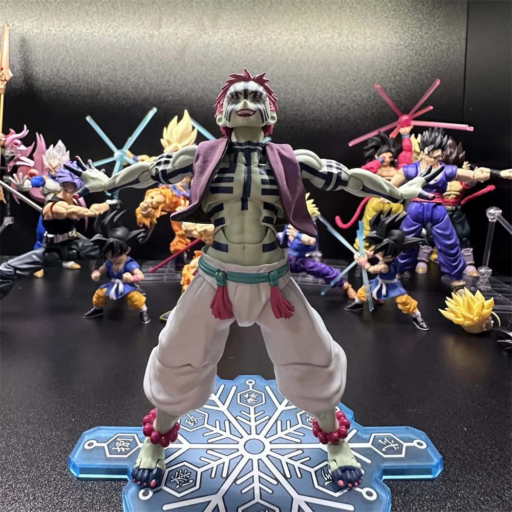 In Stock 1/12 Scale BUZZMOD Demon Slayer Akaza Purple Vest Mini Clothes Model for 6-inch Action Figure Body DIY