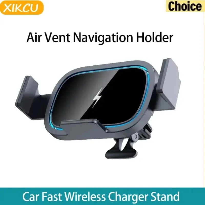 

Автомобильная станция быстрой зарядки, беспроводное зарядное устройство, вентиляционное отверстие, держатель для телефона, навигация для Samsung Z Fold 6/5/4/3, iPhone 17 16 15 14 13 12