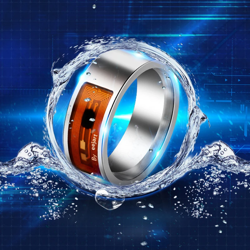 NFC Smart Finger Ring Fashion New Technology For Android/Apple Mobile Phone With Functional Couple Stainless Steel Jewelry Male