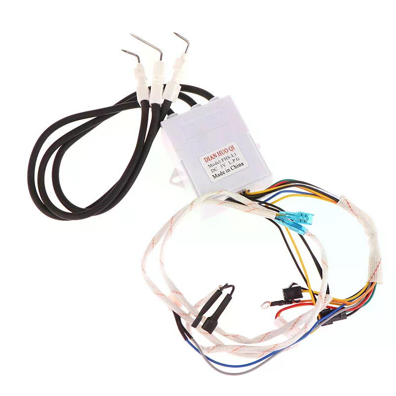 1PCS Gas Control Wires Temperature Total Universal Display Ignition Stove with Pulse and Igniter Double DC 3V 14