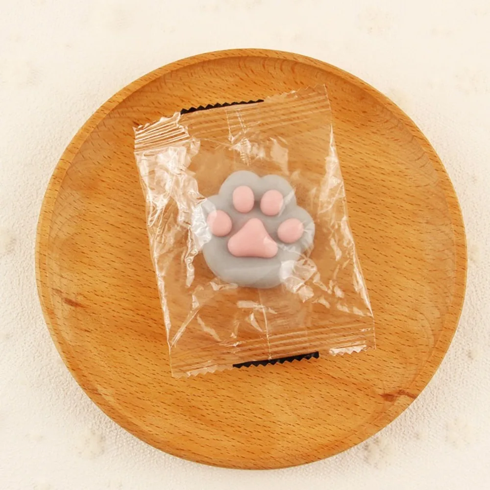 Soft TPR Cat PAW Squeeze ของเล่นแมวเท้า 3D PinchToy ช้า Rebound ความเครียดบรรเทา Decompression ของเล่นเด็ก