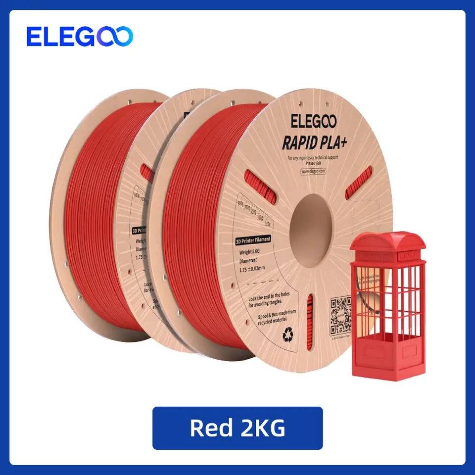 ELEGOO Rapid PLA+ 2 packs (2kg)