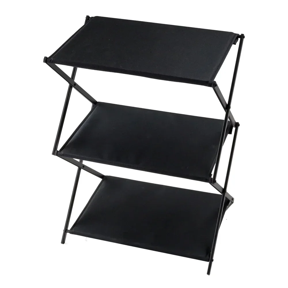 

outdoor camping Foldable and Portable equipment folding Aluminum alloy hanging shelf rack hanging racks shelving