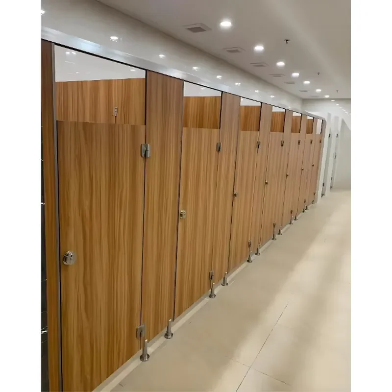 High Quality Compact Laminate Restroom Partition Board Waterproof Vandal Toilet Partition for School University
