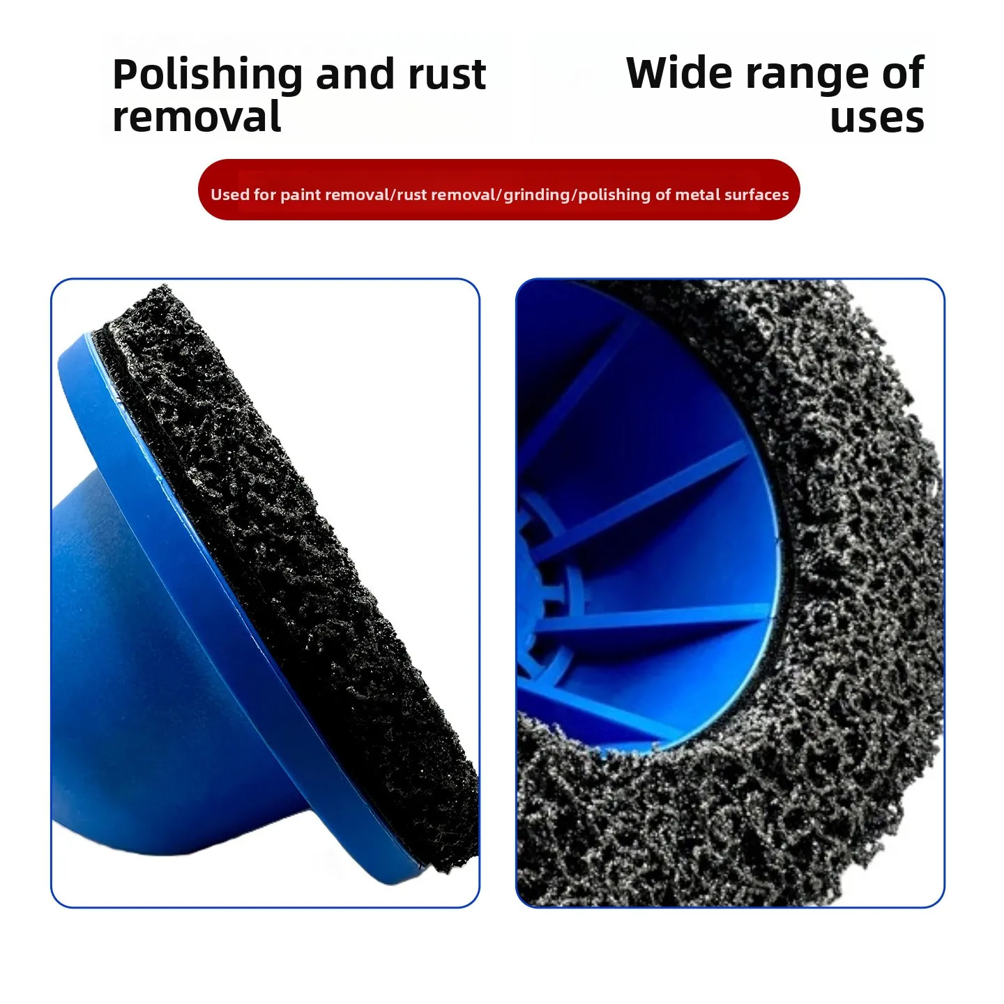 Diamond Wheel Hub Polishing Grinder Tool for Brake Disc Rust Removal Chassis Cleaning Multifunctional Grinding Device 59mm 10