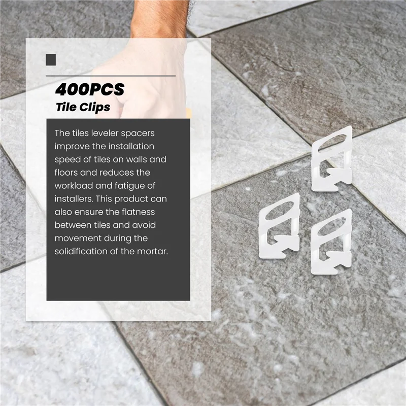 

400 шт. зажимы для системы выравнивания плитки 1,5 мм DIY выравниватель плитки прокладки система выравнивания плитки для профессиональной плитки-Tvdae