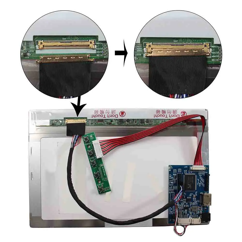 

H-D LCD Driver Board for 1366x768 40pin LCD Panel B140XW01 LP140WH2 LTN156AT17