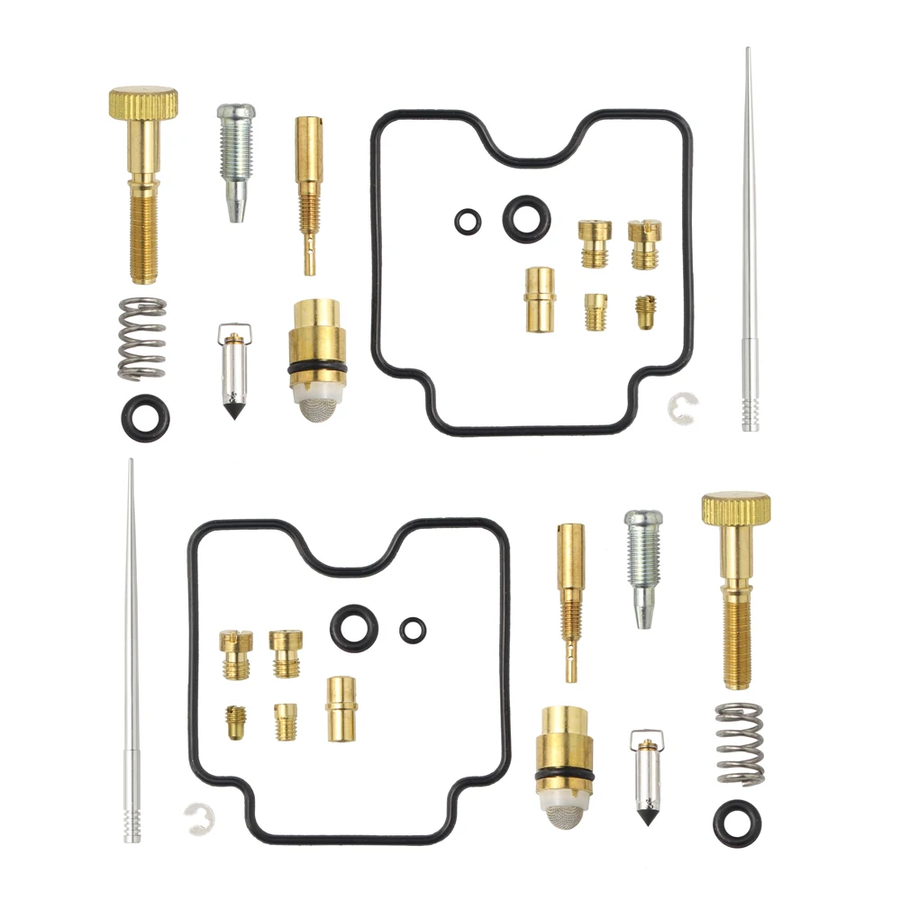 

2 set Carburetor Rebuild Repair Kit For Yamaha Raptor 660 Dual Carb 01-05 YFM 660R Carb