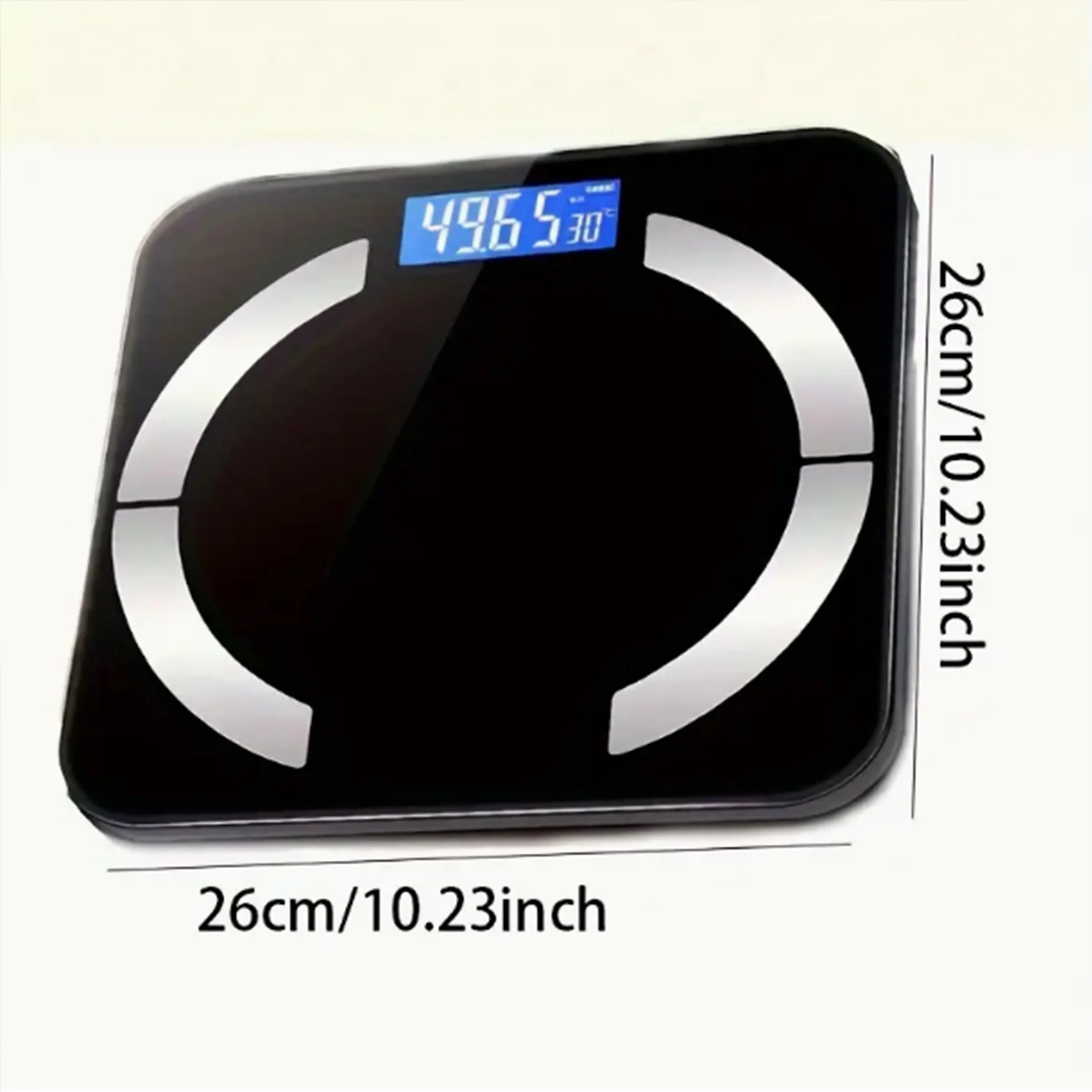 1pc body fat scale, electronic fat measurement scale, human home intelligent battery powered weight scale (without battery)