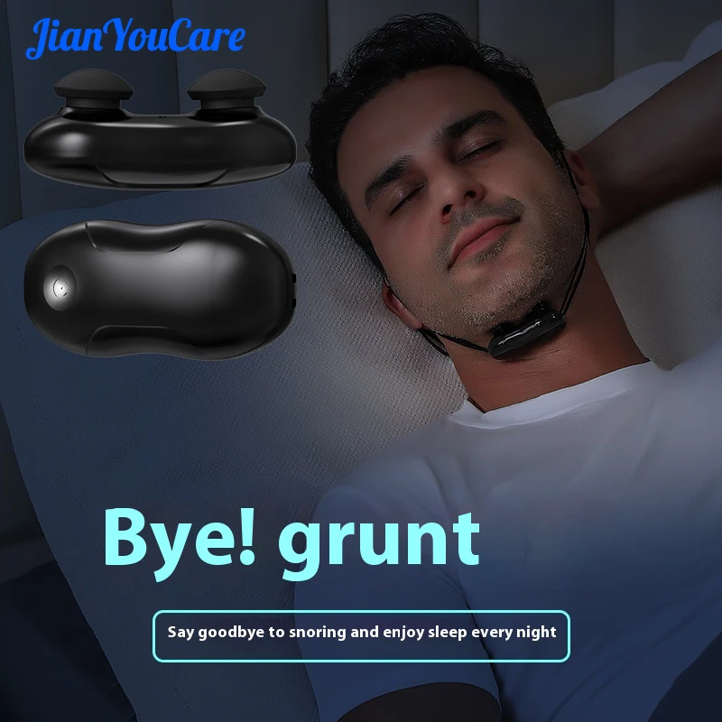 JianYouCare Electric Anti-snoring EMS Pulse Device Breathing Corrector Sleep Intelligent Breathing Corrector Comfortable Sleep