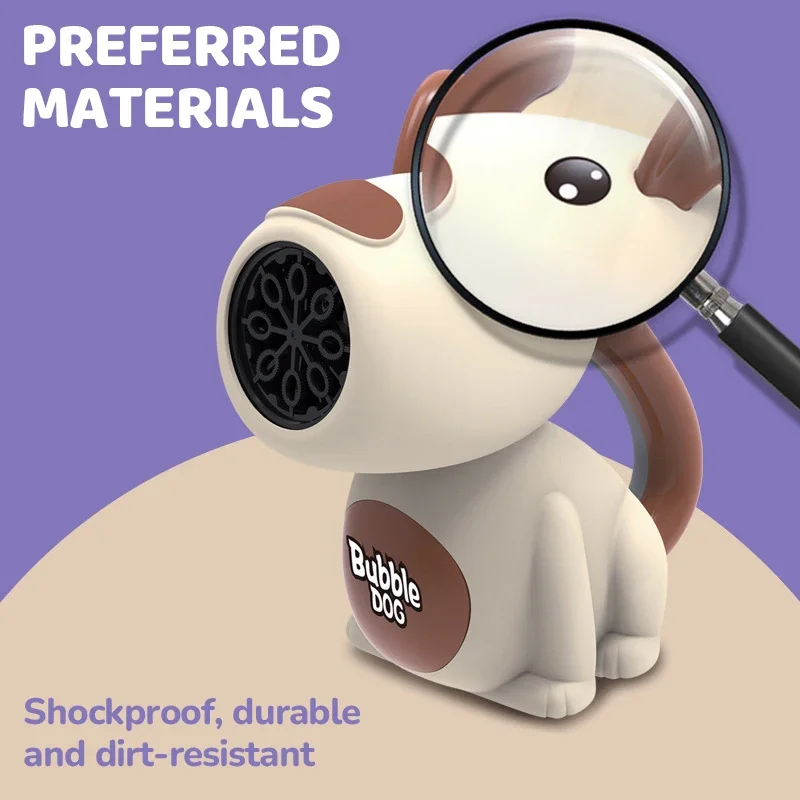 Handkurbel Blasen Maschine Outdoor Party Spiele Spielzeug Niedlichen Hund Blase Blasen Maschine kinder Handheld Blasen Pistole Kinder Spielzeug