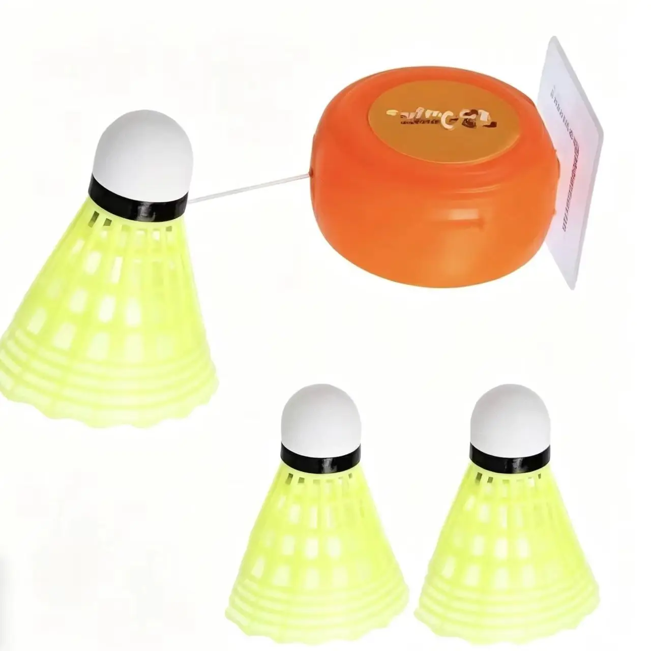 Automatic Badminton Trainer Solo Practice Rebounder Retractable with Adjustable Speed for All Skill Levels Home Office Use