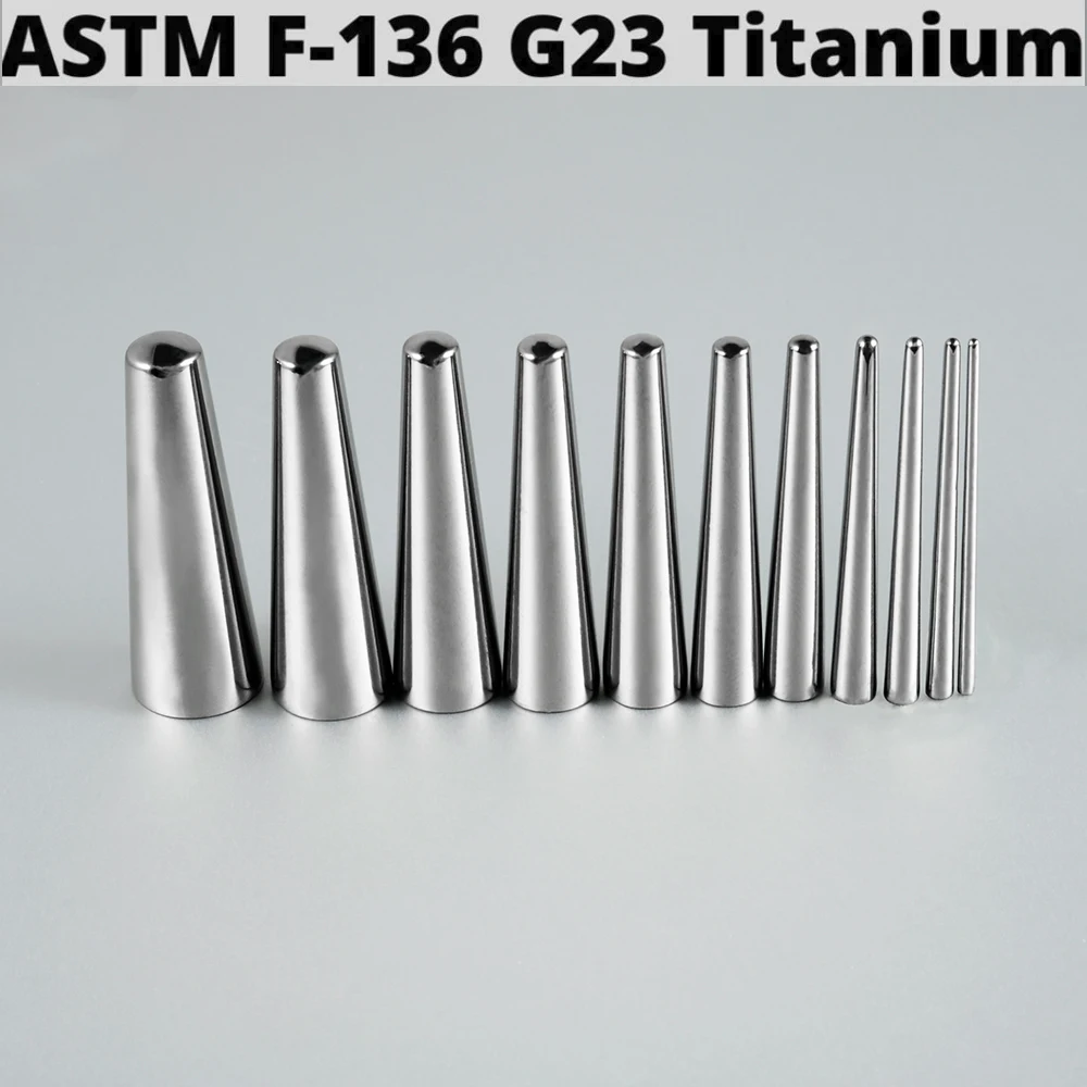 1PC G23 Titanium Concave Taper Expander Stretching Ear Taper Concave Ear Taper Professional Insertion Pins Piercing Body Jewelry