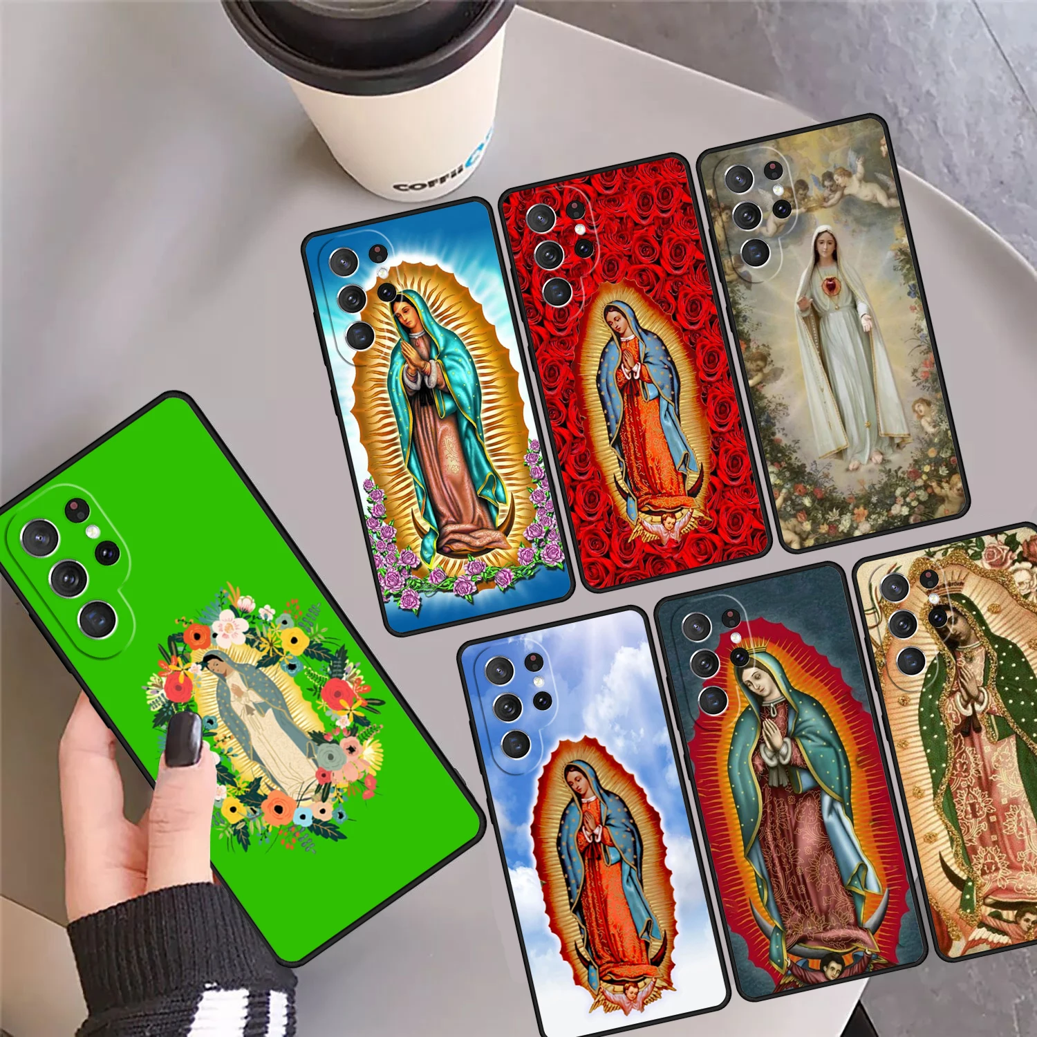 

Чехол для телефона Virgin of Guadalupe для Samsung Galaxy S25 S24 Ultra S23 S22 Plus S21fe Lite S20 Note 10 20 Pro lite