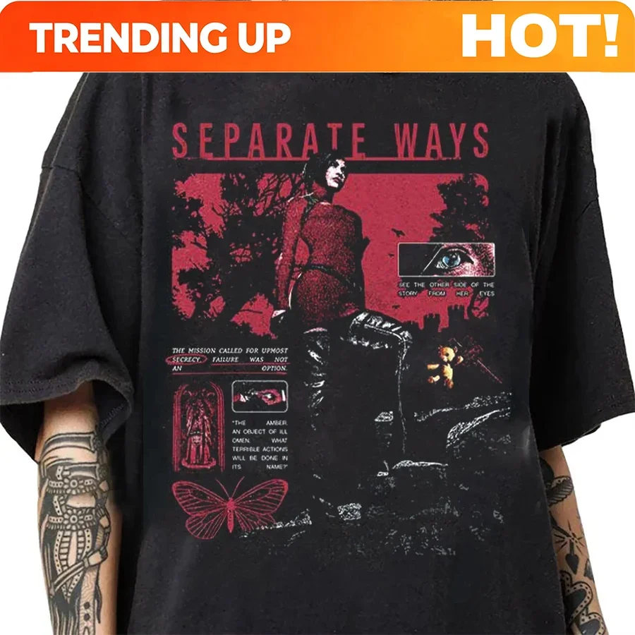 Customization Resident Evil Biohazard Game Ada Wong T-shirt For Men Women 100% Cotton T Shirts Streetwear Tops J45