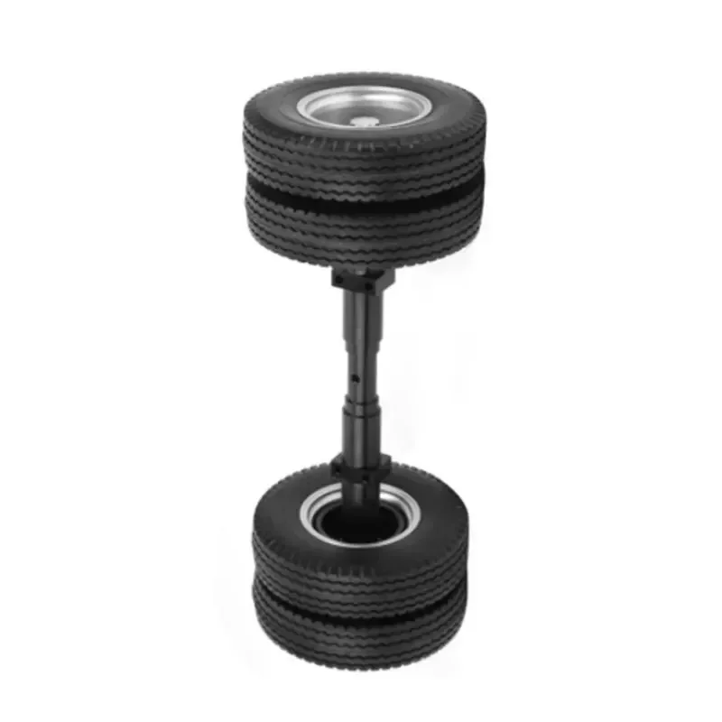 

Шина заднего моста без привода, 10-луночная ступица колеса, подходит для Tamiya 1/14, тракторный прицеп, модификация заднего прицепа, запасные части «сделай сам»