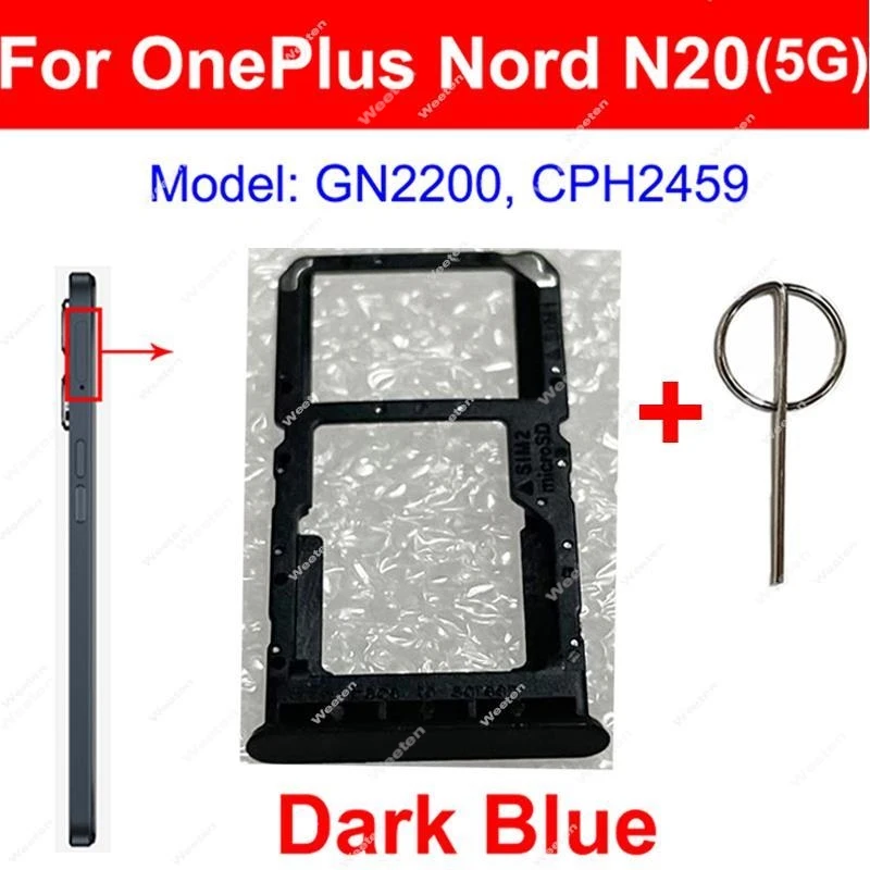 Sim Card Tray For OnePlus Oneplus Nord 3 Nord CE2 Lite CE3 Lite Nord N20 N30 CE4 Sim Holder Slot Card Reader Socket Flex Cable