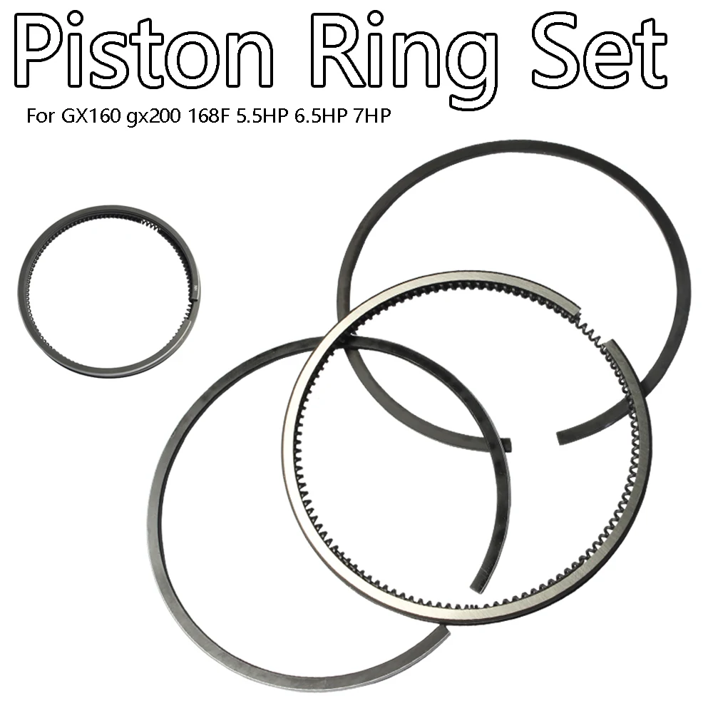 

For GX160 gx200 168F 5.5HP 6.5HP 7HP Piston Ring Set