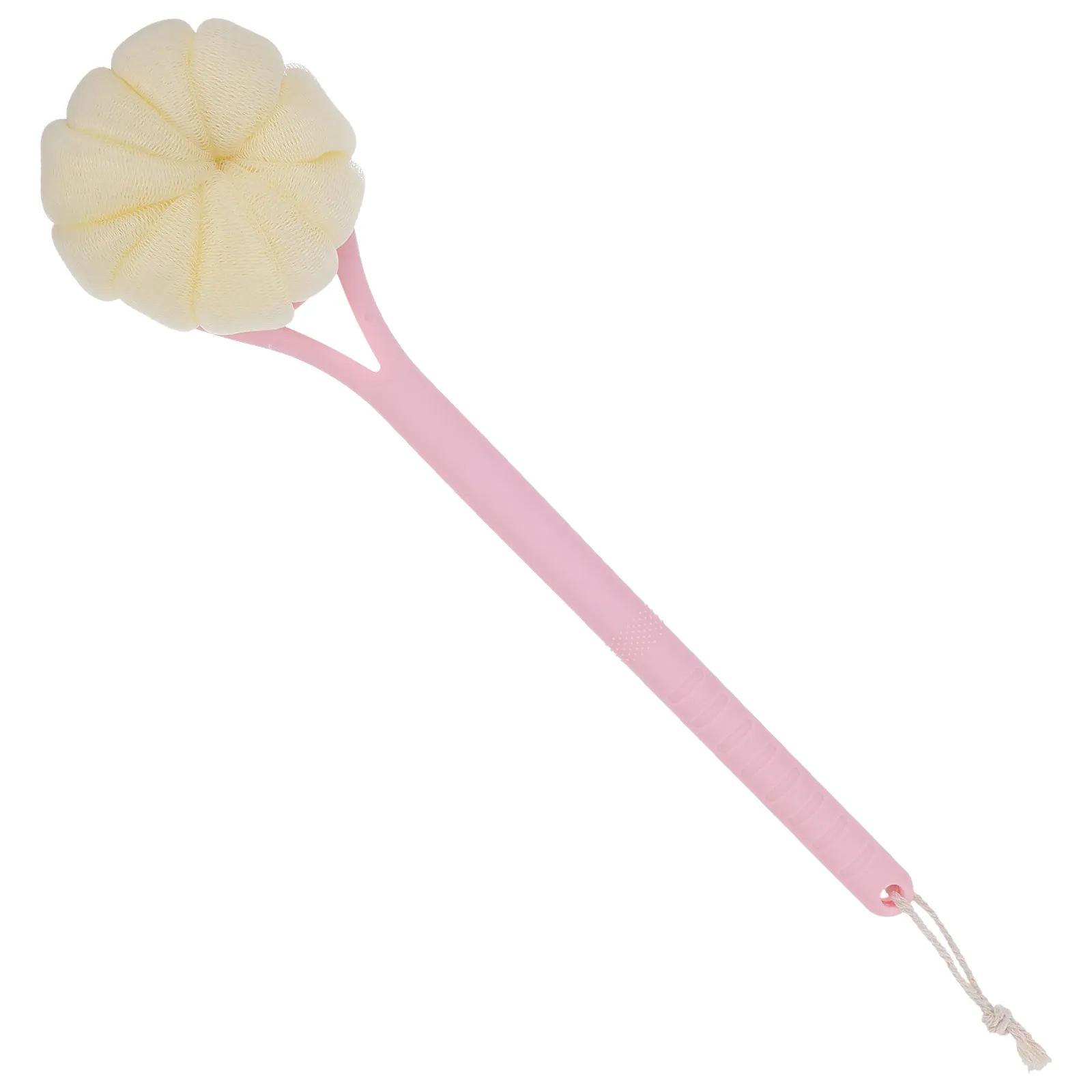 

1Pcs Long-Handled Bath Brush Supple Hair Body Cleaner Shower Scrubber Ball Bath Ball Back Cleaner Shower Supply Bathroom