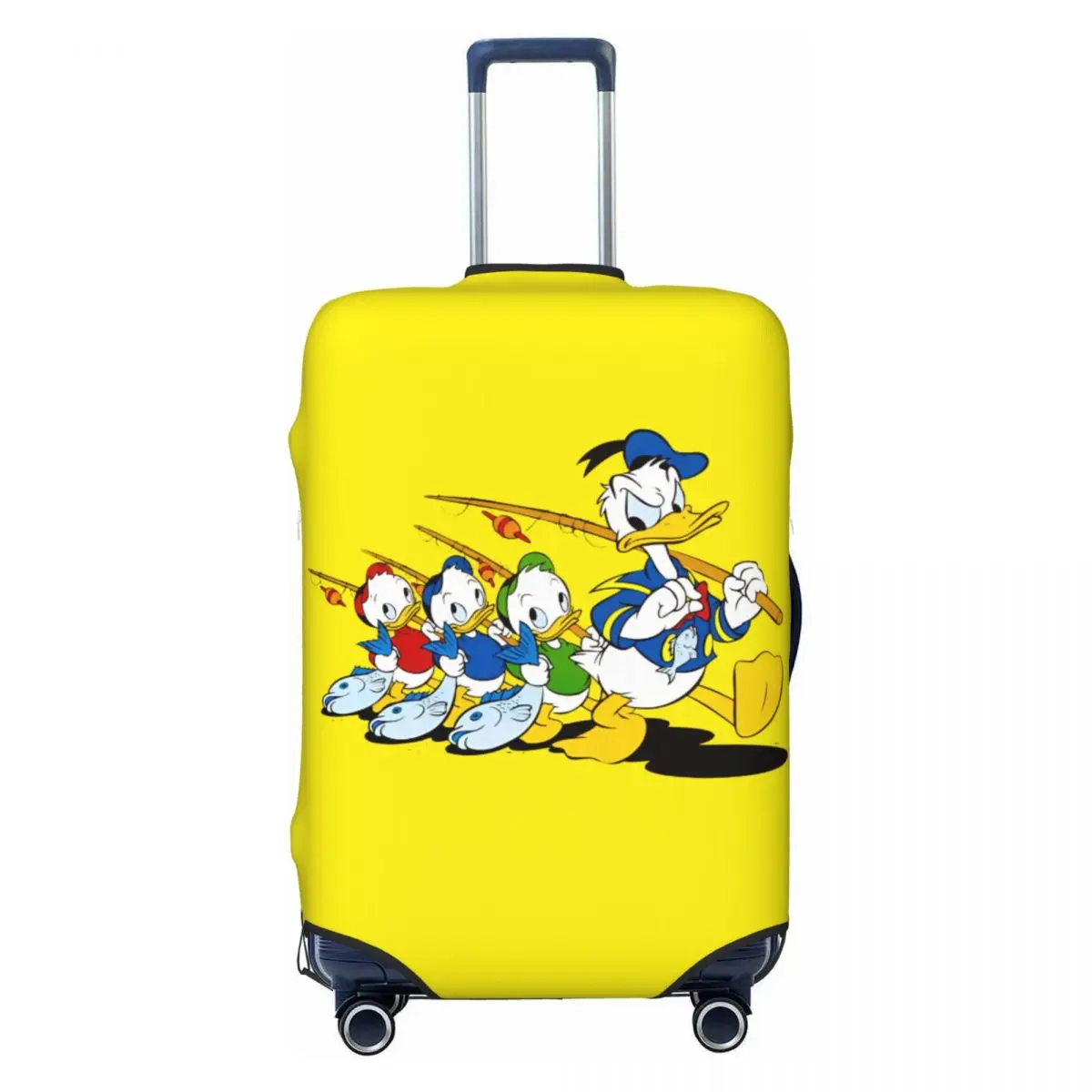 

Custom D-Donaldes Duck Anime Mangas Travel Luggage Cover Dust Proof Suitcase Cover Protector Fit 18-32 Inch