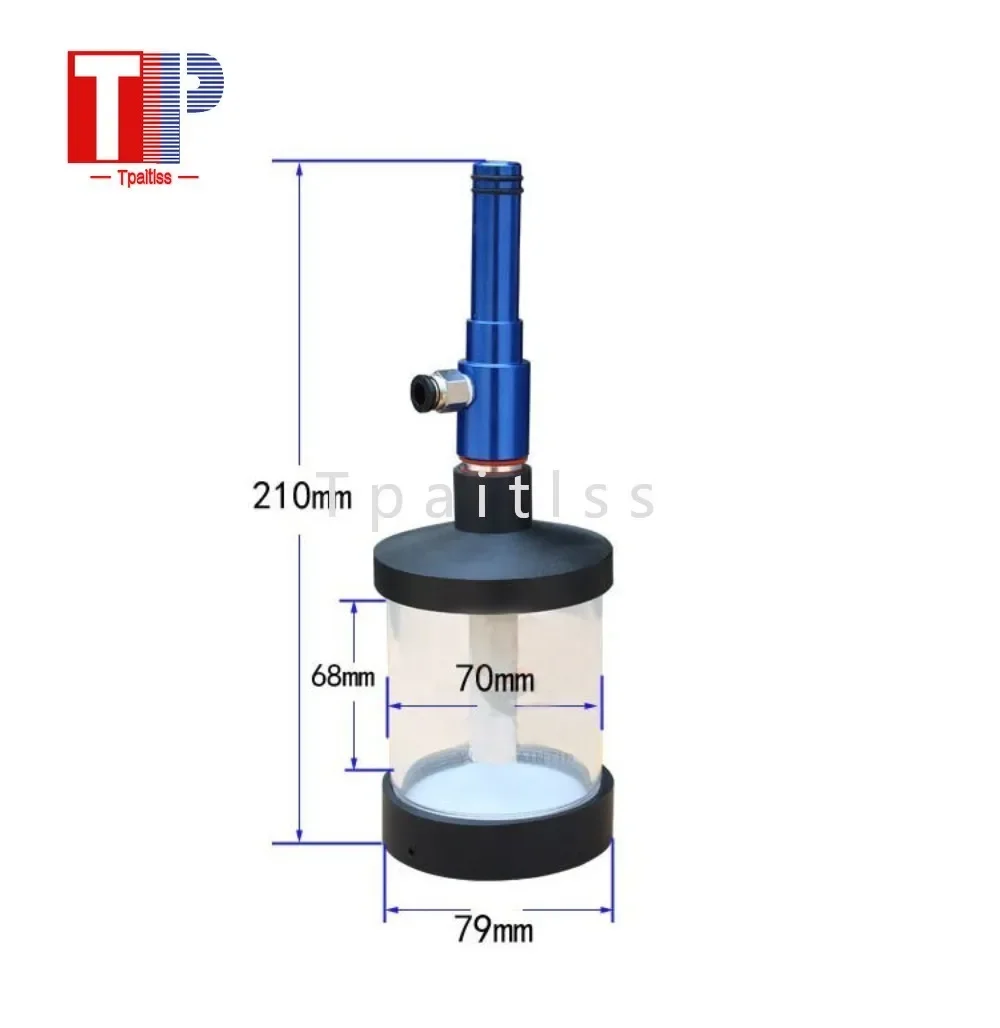 Tpaitlss Powder Coating Fluidizing Hopper Cup 200ml/280ml for Lab Test Powder Spray Machine