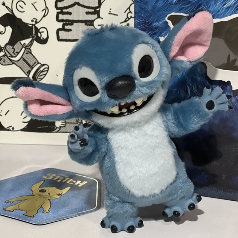 حقيقية 16/28 سنتيمتر ديزني غرزة أفخم الشكل دمية لطيف أنيمي غرزة ظهره قلادة دمية محشوة بلوشين المفاتيح الأطفال هدية #5