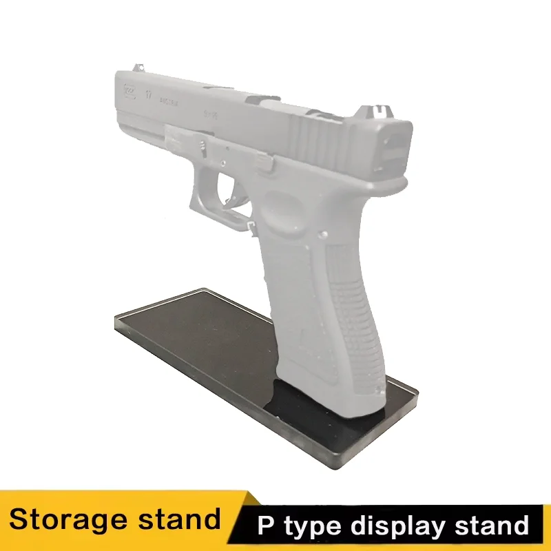

P-type pistol monitor, decorative stand, compatible with mainstream pistols, pistol safety storage stand, decorative and props