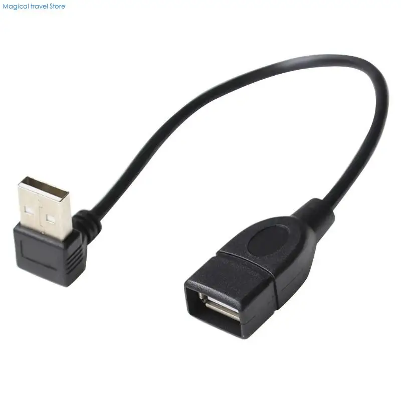 N2UB Usb 2.0 Extension Cable New 90 Angled Down/Up Male To Female Data Charging Wire