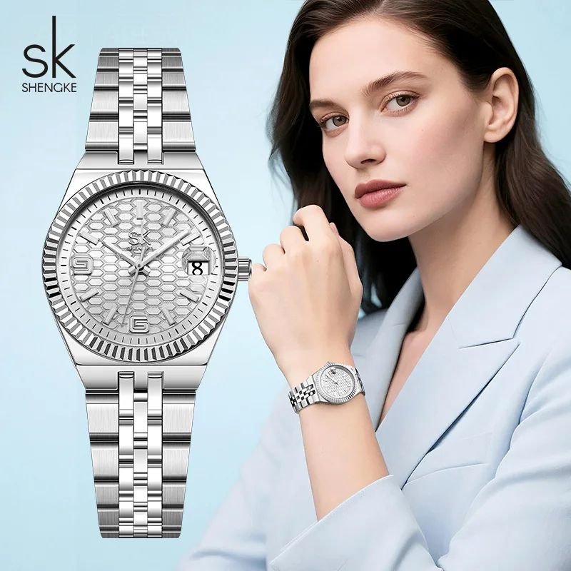 

Women's Quartz WatchFashionable Solid Stainless Steel Band WatchHigh-End Selection of Women's WatchesElegant Women's Wristwatch