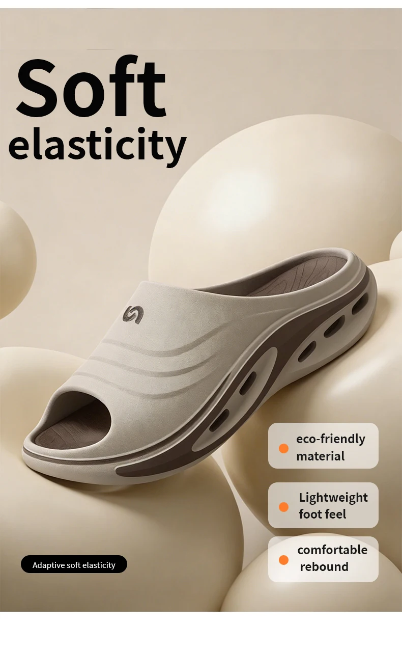 Modische Herren Outdoor-Sport-Slides Trendige Sommer-Pantoffeln Bequeme Rutschfeste Sandalen für Sport, Freizeit, Strand, Pool und Alltag – Detail 7