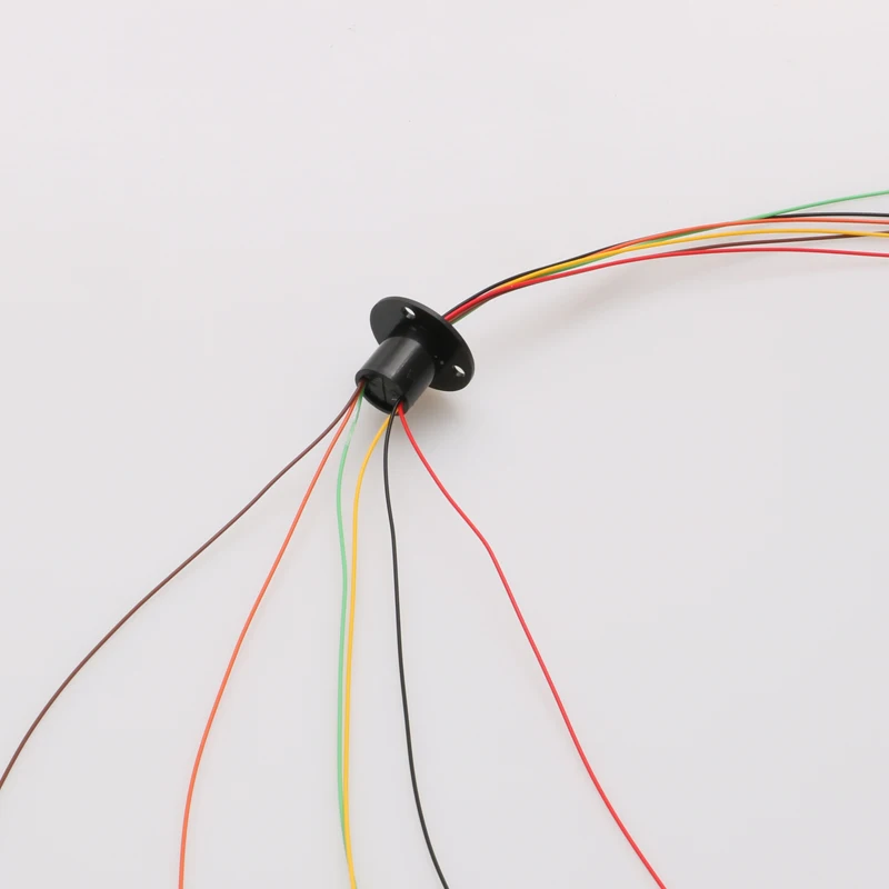 1PCS Dia 12.5mm 6 Wires 2A Capsule Electrical Slip Ring 250rpm Rotating Collector for Monitor Robotic Test Equipment Parts