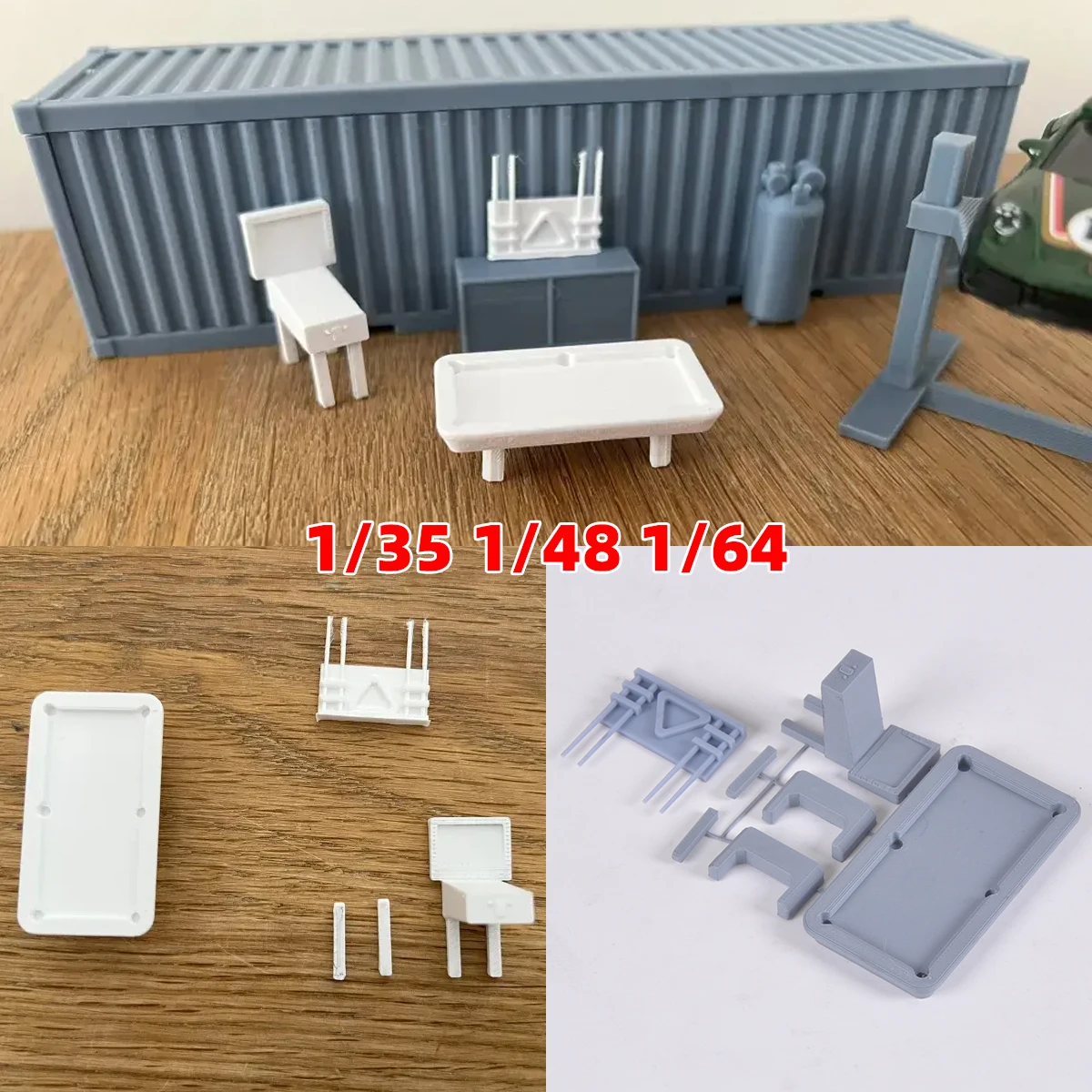 

Assembly billiard table cue pinball machine Building model Soft decoration sand table diorama Scale model kit 1/48/64/35/32