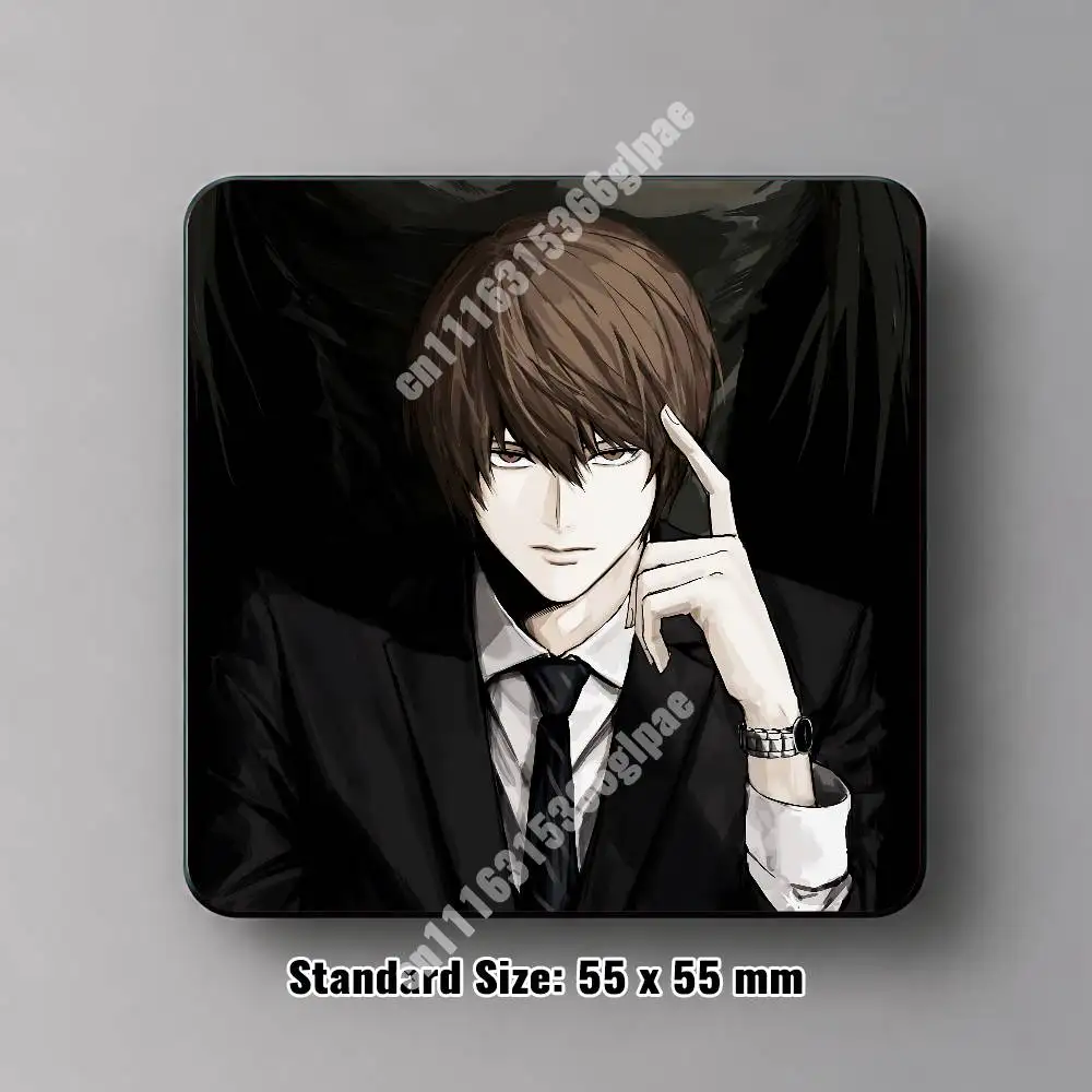Light Yagami D-Death N-Note Ryuk Magnetic Sticker Removable Fridge Decal for Metal Surfaces Magnet Label