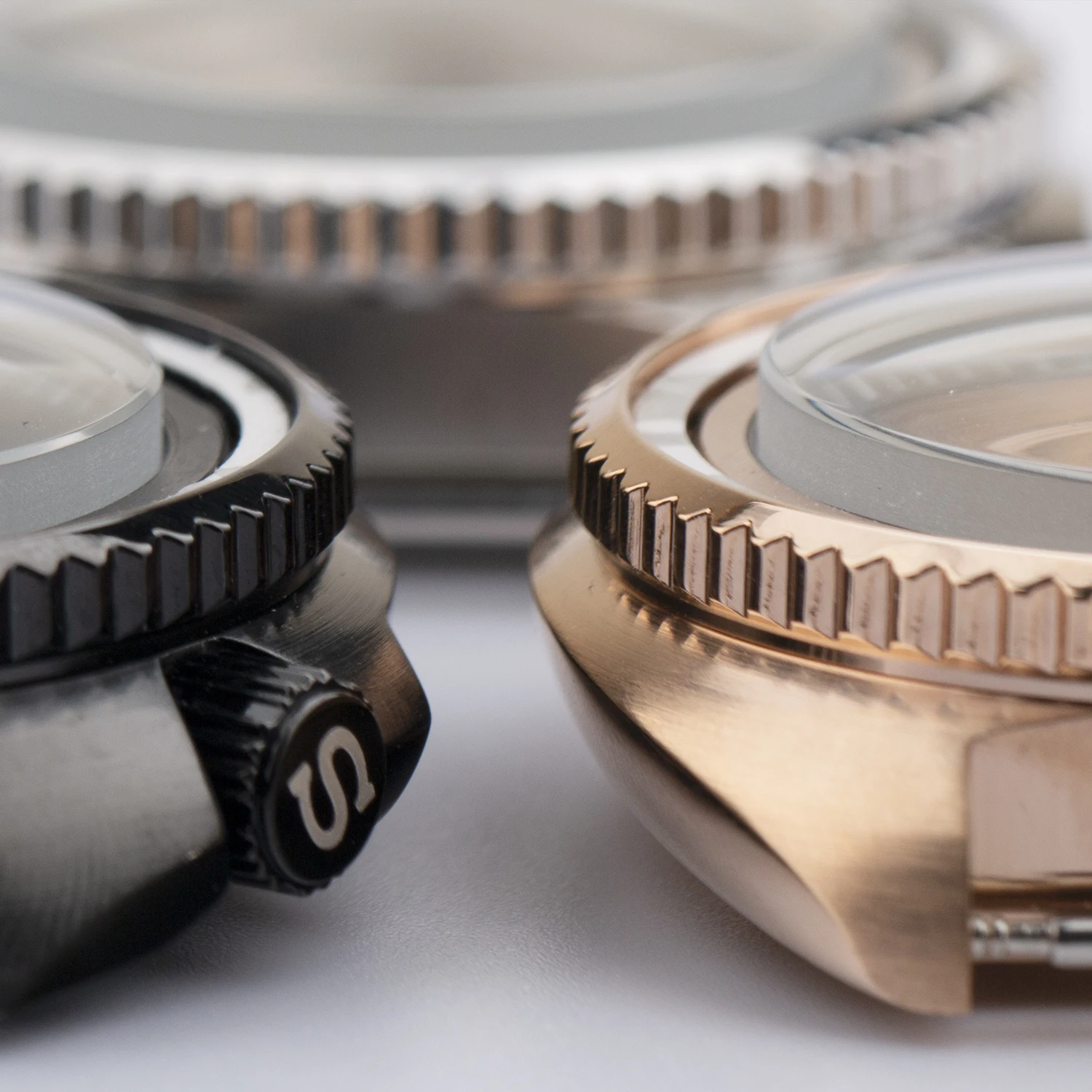 Steel Waterproof Case 42mm Watch Case for SUB GMT Watch Mod NH3 NH35 NH36 NH73 NH38 NH39