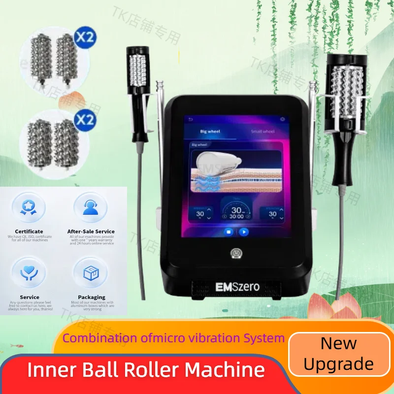 

Inner Ball Roller Body Contouring Machine Micro Vibration Infrared Technology Reduce Puffiness And Face Lifting EMSzero 2