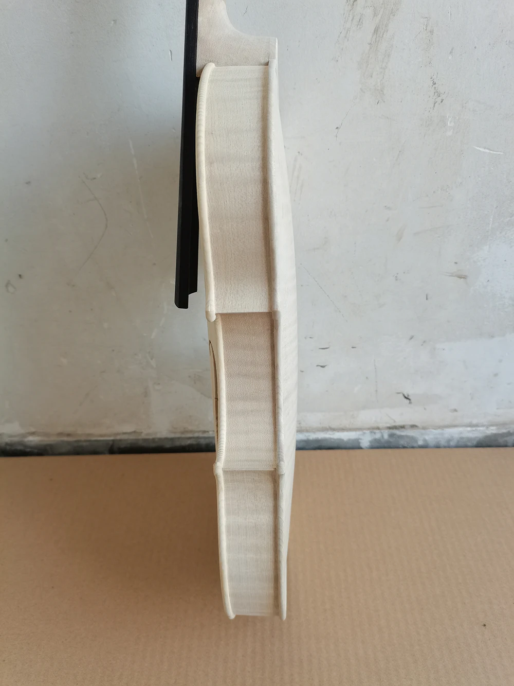 Stradivarius 1715 Complete Backplane Flame Maple violin white embryo unfinished violin 4/4 3/4 1/2 1/4 solid wood DIY violin