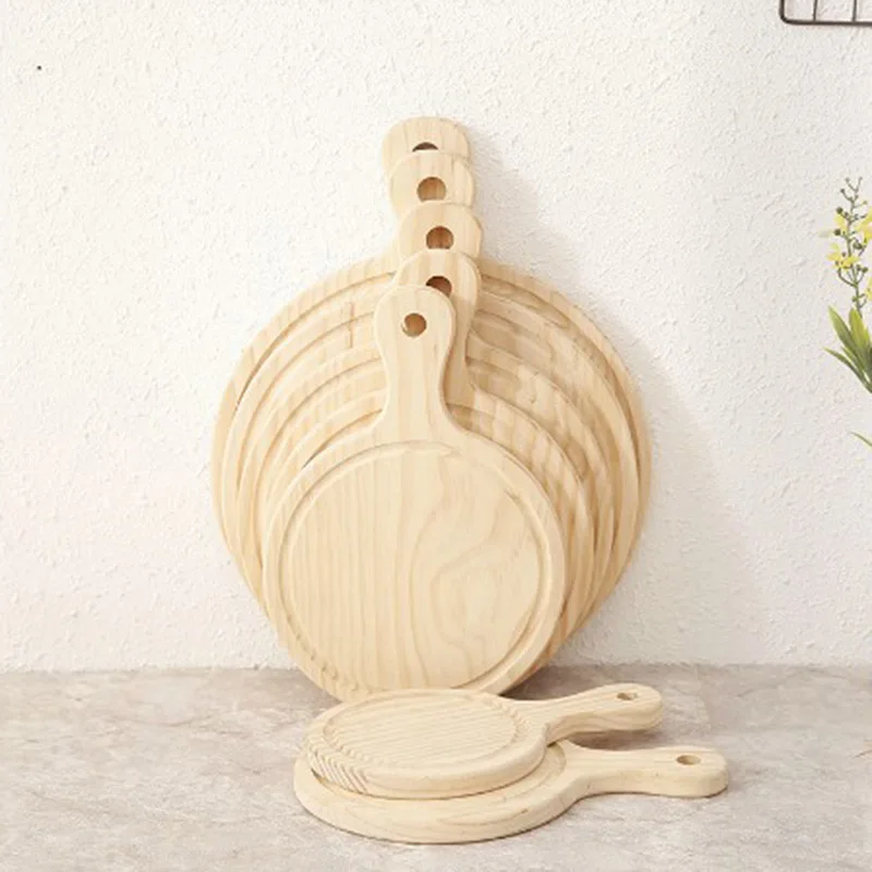 

Круглая деревянная лопатка для пиццы, кекс, фотография торта, лоток для вечеринок, праздников, ресторанов