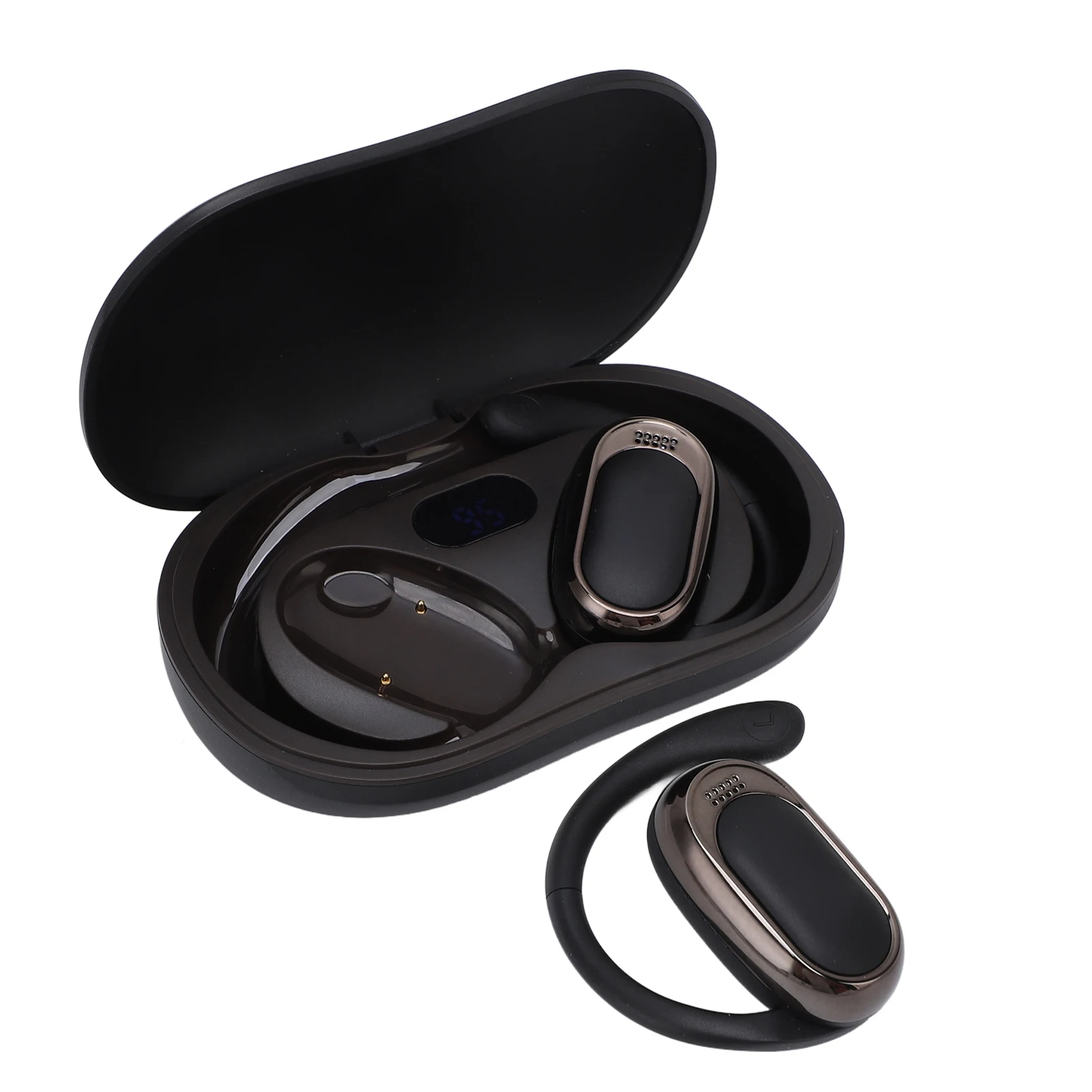 سماعات أذن لاسلكية لتشغيل الموسيقى والمكالمات الهاتفية ومترجم اللغة في الوقت الحقيقي مع علبة شحن للسفر #5