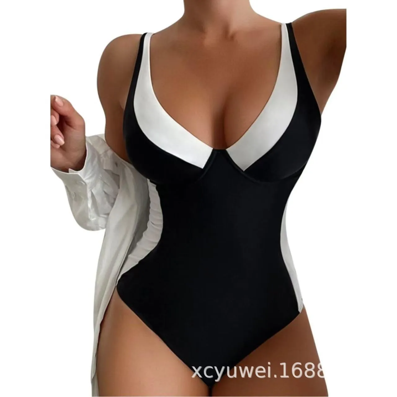 

Сексуальный слитный купальник с эффектом утяжки живота, корректирующий фигуру, пуш-ап, моделирующий, больших размеров, с драпировкой