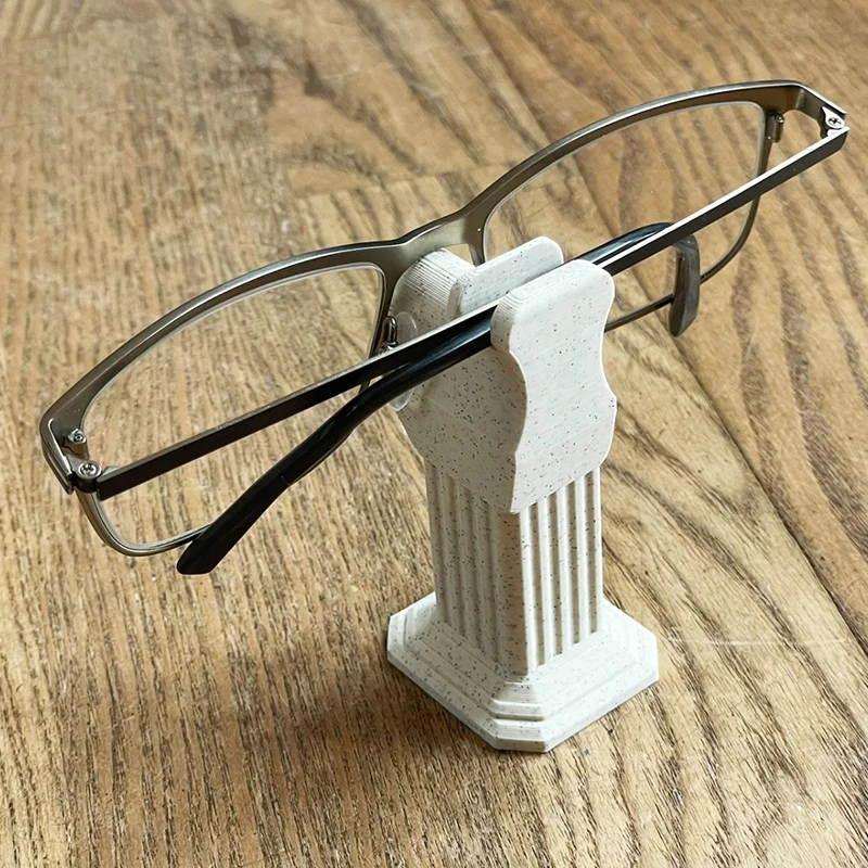 New Minimalist Roman Column Glasses Holder Roman Column Ornament Glasses Desktop Organizer Home Office Desk Decorative Gift
