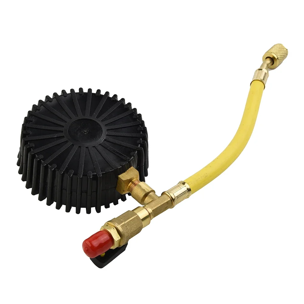 

1Pc Pressure Gauge Accurate Air Conditioners Air Conditioning Structure Valve -1~60bar 1/4 SAE Inch Brass Nitrogen Pressure