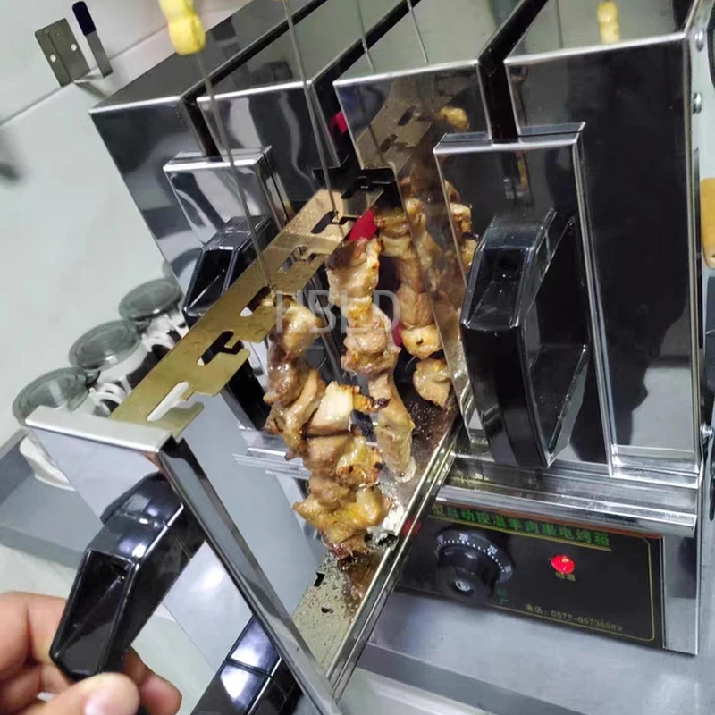 

Large Capacity Multifunctional Meat Skewer Barbecue Machine Fully Automatic Grill Barbecue Kitchen Home Appliance