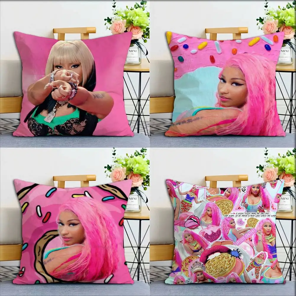 

Singer Nicki Minaj World Various Sizes Square Pillow Case For Car Home Bedchamber Decor
