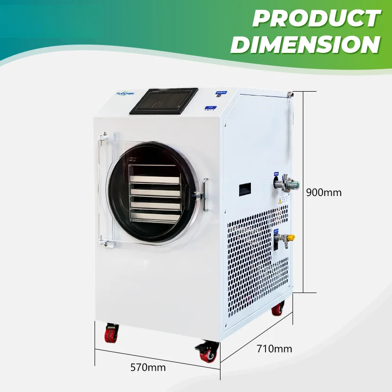 Household Automatic Vacuum Machine 4-6Kg With Pump For Food Processing, Fruit, Vegetable, And Pet Freeze-Drying